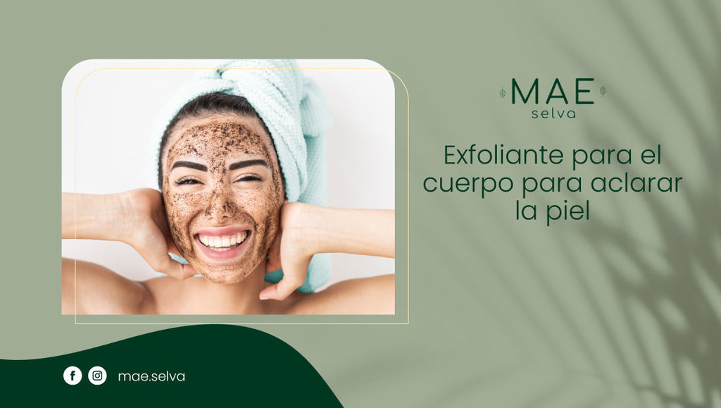 Exfoliante para el cuerpo para aclarar la piel